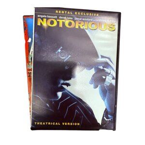 Bundle of 3 Random DVDS - Notorious B.I.G., The Last American Virgin, the Dain C